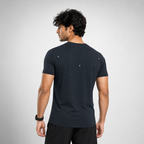 Performance,GymTshirt,Blue,Black,GymTech