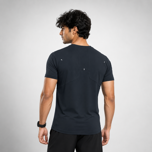 Performance,GymTshirt,Blue,Black,GymTech
